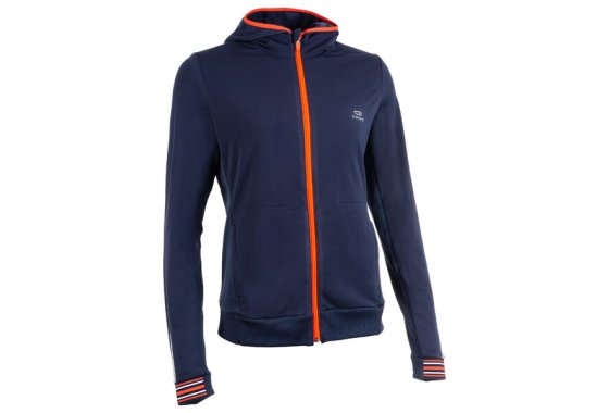 Decathlon Kalenji Warm Women's Athletics Jacket Navy Blue