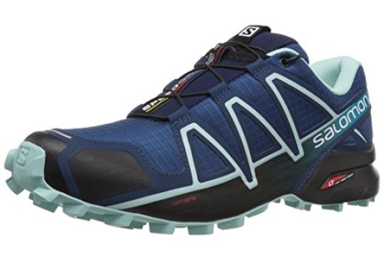 SALOMON Speedcross 4 Women's Trail Running Shoes, Blue (Pose
