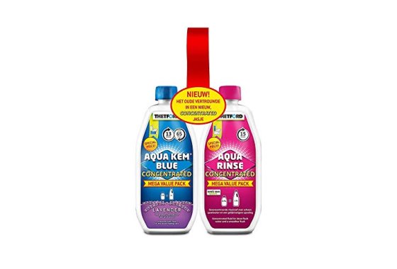 Thetford 30459CO Toilet Fluid and Rinse Concentrate Duo Pack