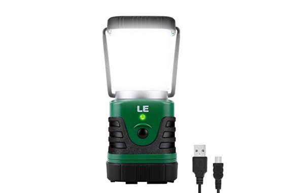 LE Rechargeable Camping Lantern, 1000 Lumen LED Outdoor Ligh