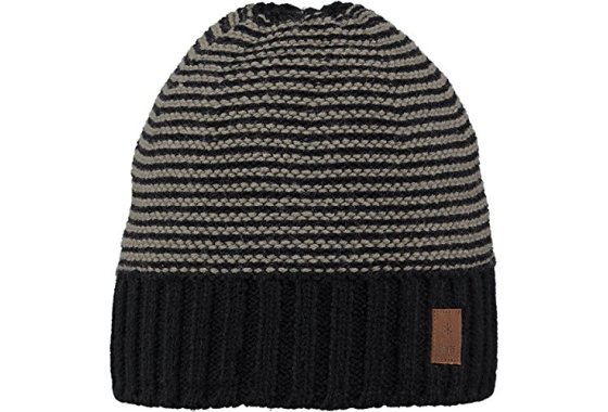 Barts David Beanie Winter Hat, black, One Size