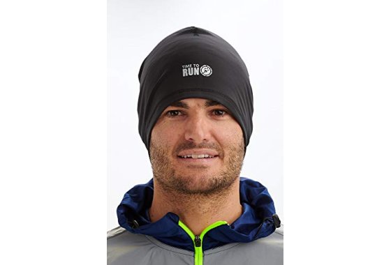 Time To Run Quick Dry Lightweight Wicking Running Hat Black