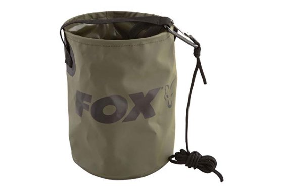 Fox Carp Fishing NEW Collapsible Water Bucket including Drop