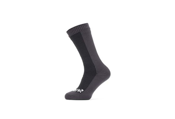 SEALSKINZ Unisex Waterproof Cold Weather Mid Length Sock, Bl