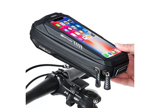 FAIREACH Bike Phone Holder Waterproof Bicycle Mobile Phone M