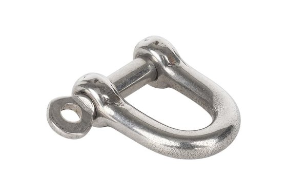 6mm Stainless Steel Straight Captive Pin Sailing Shackle