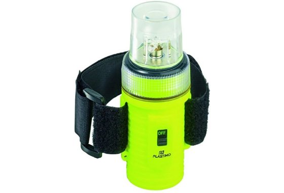 Floating Flashing Watersports Safety Light With 4 Leds Plast