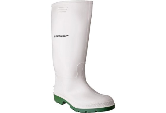 Womens/ladies Pricemastor 380bv Wellington Boots (white/gree