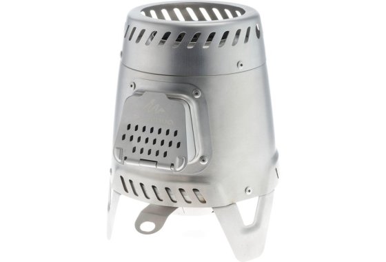 Wood-burning Camping Stove Light Grey