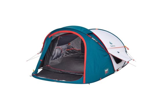 Camping Tent For 2 People - White/blue