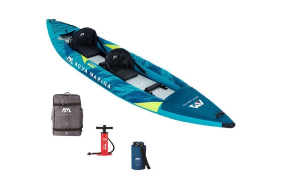 Aqua Marina Steam 412cm 2 Person Inflatable Kayak Package