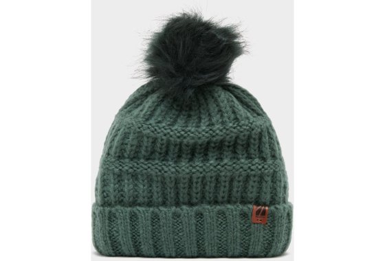 The Edge Womens Josie Bobble Hat Green, Grey