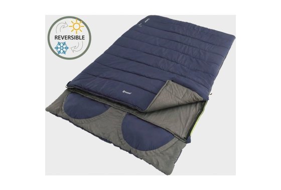 Outwell Contour Lux Double Sleeping Bag, Navy/Blue