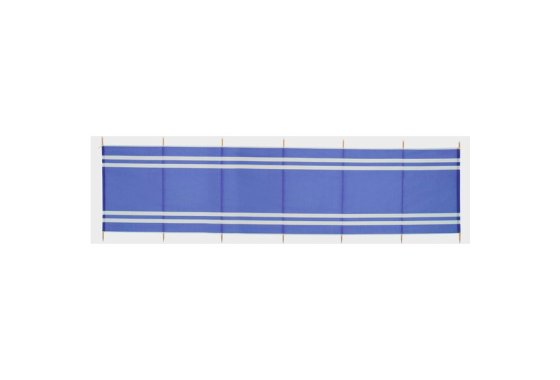 HI-GEAR 7-Pole Wooden Windbreak, Blue