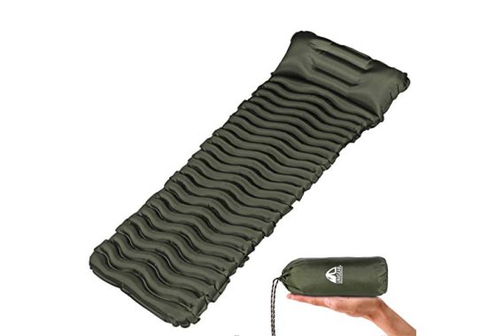 Unigear Ultralight Inflatable Sleeping Pad, Compact Air Camp