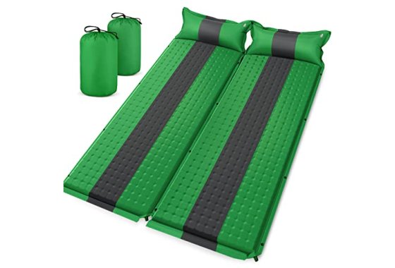 Sleeping Pad Camping Mat Inflatable: 2 Pack Self-Inflating U