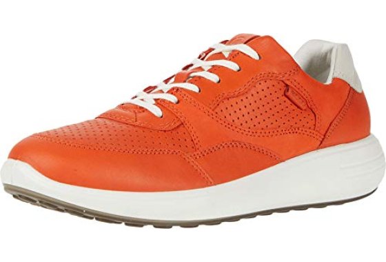 ECCO Women's Soft 7 Runner Sneaker, Fire/Fire/Shadow White, 