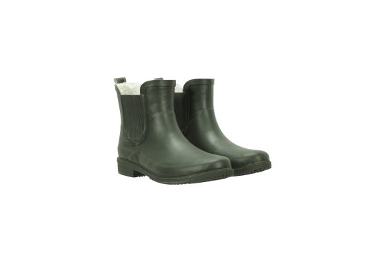 Womens Winter Ankle Wellies - Green