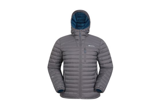 Henry II Extreme Mens Down Padded Jacket - Grey