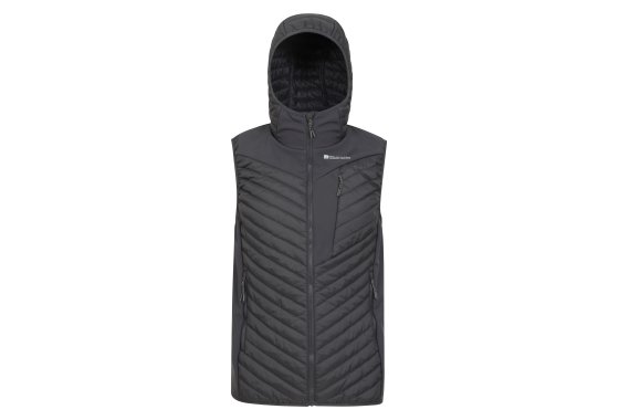 Quantum Mens Padded Softshell Gilet - Grey