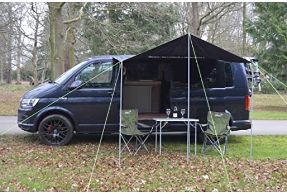 WILD EARTH SQUARE Sun Canopy Awning for Camper Vans, Van Con