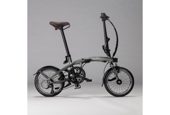 Ultra Compact 1 Second Light Folding Bike - Grey