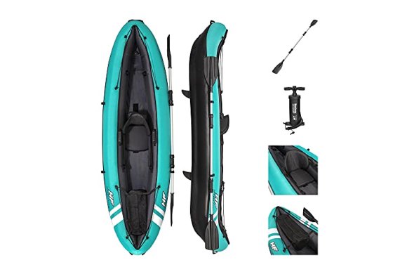 Bestway Hydroforce Ventura Kayak Set, Inflatable Boat Set Wi