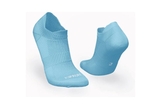 Run500 X2 Invisible Running Socks - Blue