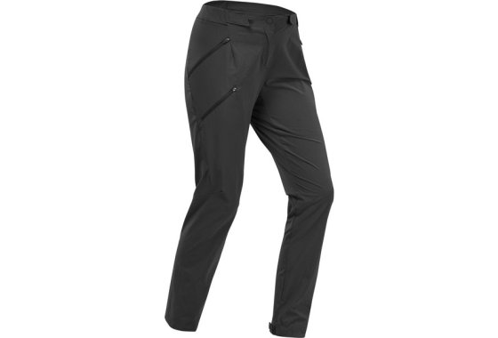 Women's Mountain Walking Trousers - MH500 - Black