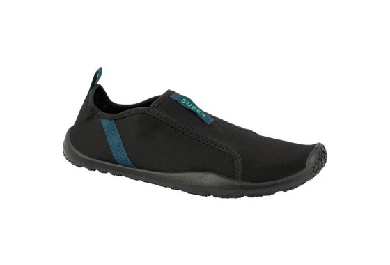 Adult Elasticated Water Shoes Aquashoes 120 - Black