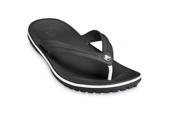 Crocs - Crocband Flip - Sandals size M11, black/grey