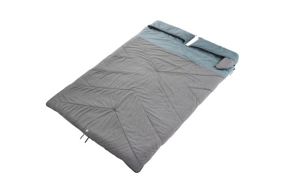 Camping Sleeping Bag - Arpenaz 0° Cotton Double - 2 Person