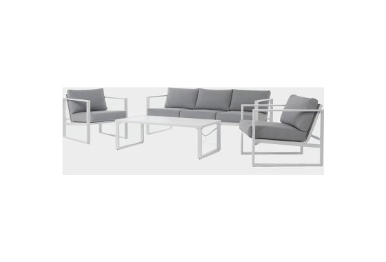 HI-GEAR Pentewan Lounge Set, Grey