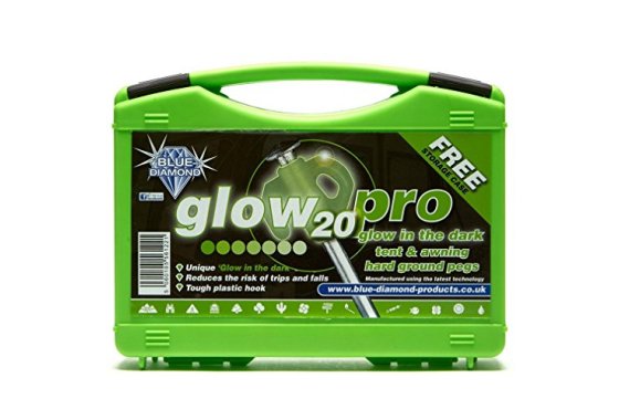 Blue Diamond Glow in Dark Pegs