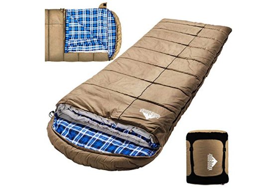 Winter 0 Degree Canvas Sleeping Bag for Fishing, Hunting, Tr