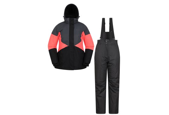 Womens Ski Jacket & Pants Set - Diva Pink