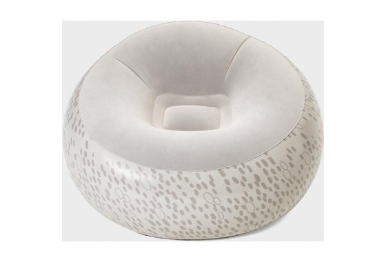 HI-GEAR Doughnut Chair, White