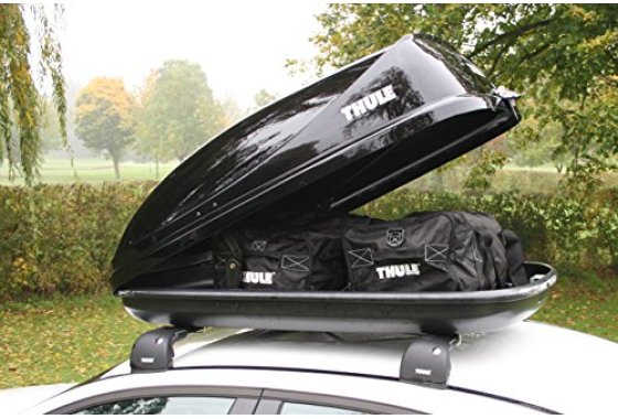 Thule 688006 Ocean 80 Glossy Roof Box, Black, Size 80
