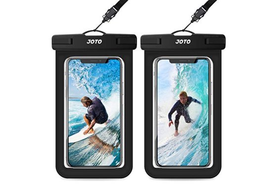 JOTO 2 Pack Waterproof Phone Pouch Case Up to 7