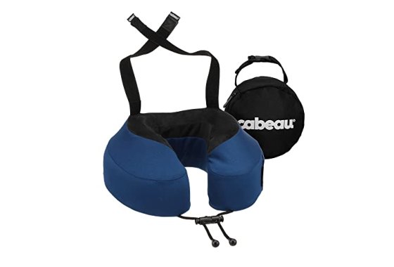 Cabeau Evolution S3 Travel Pillow – Straps to Airplane Seat 
