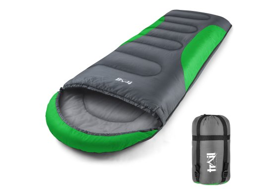Alpine Hooded Sleeping Bag 250gsm