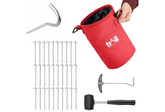 Heavy Duty Tent Pegs Kit (30 Pegs)