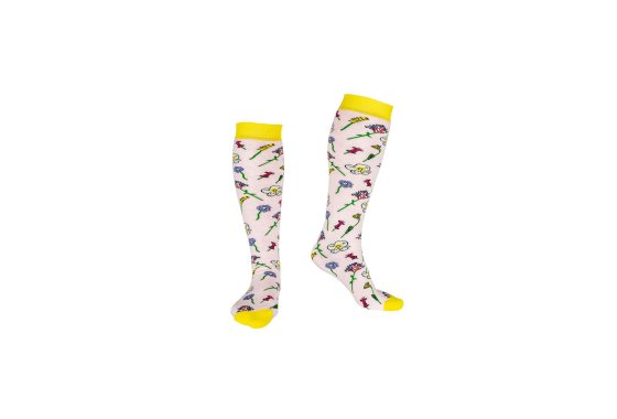 3 in 1 Welly, Hiking and Ski Socks Wildflower -