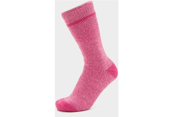 Peter Storm Women's Thermal Heat Trap Socks - Pink, Pink