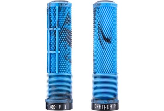 DMR DeathGrip2 Flangeless Grips - Thin, Marble Blue