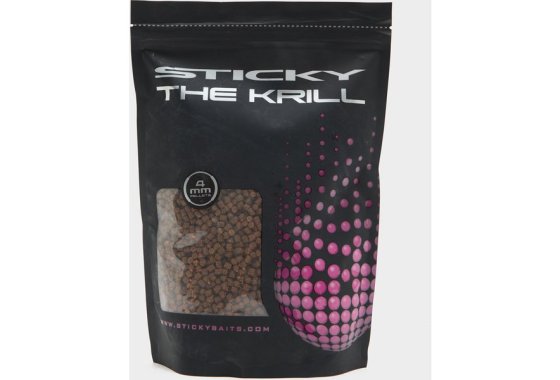 Sticky Baits Krill Pellet 4Mm 900G - Black, Black