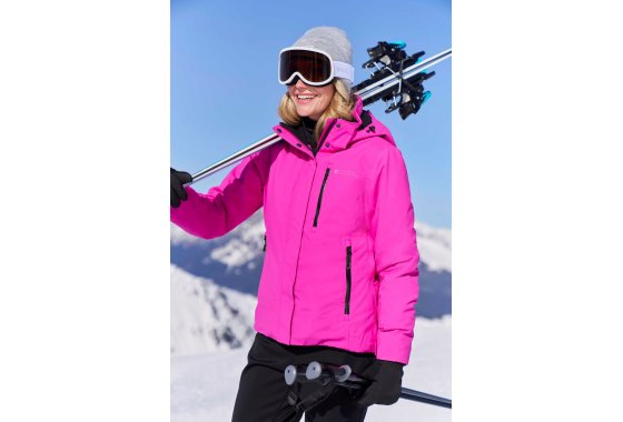 Aspen Womens Waterproof Ski Jacket - Bright Pink
