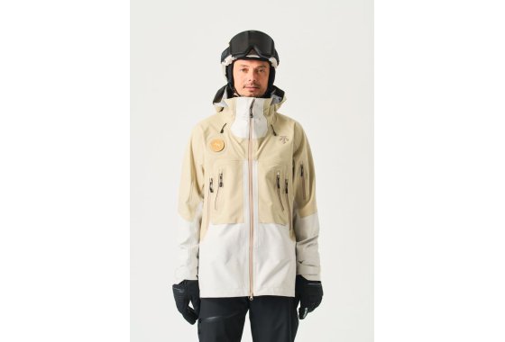 Descente EX Swiss 3L Hard Shell Jacket - Marco Beige - 38