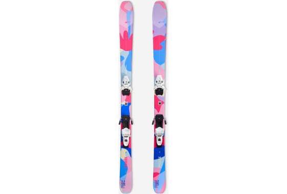 Women's Downhill Ski With Bindings - Cross 150+ Floral