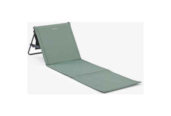 Fold-down Camping And Beach Mat - With Reclining Backrest